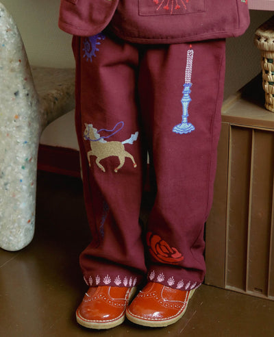 Sidsel Edelbo Oda MINI Pants Burgundy