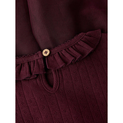 Lil'Atelier kjole SOLANGE - Catawba Grape