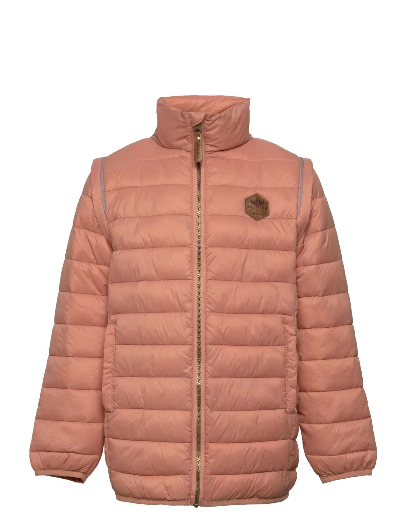 2i1 Puffer Jakke og Vest - Tawny Brown