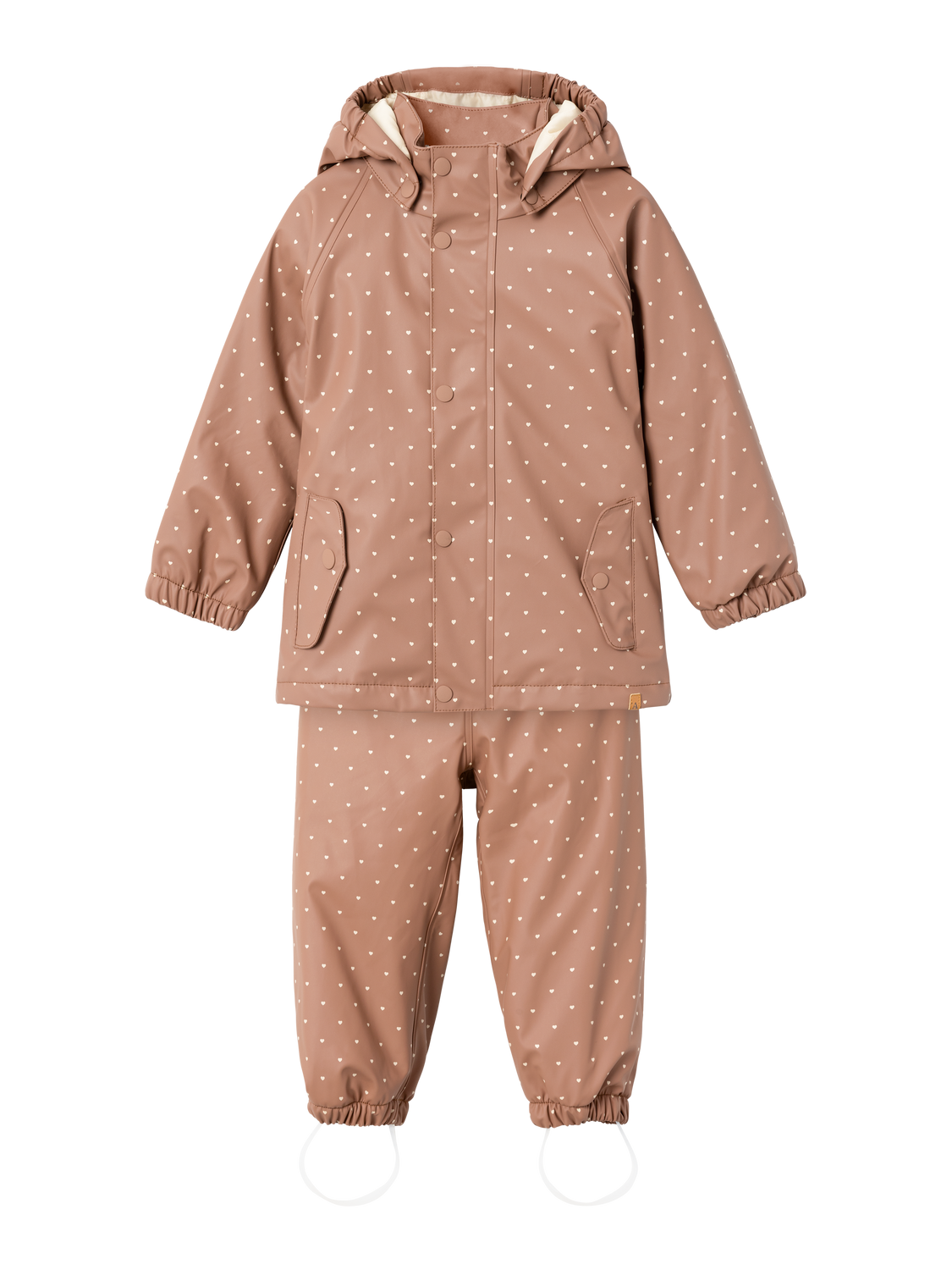 Lil Atelier NMFLADRY10 PAD RAIN SET AOP FO LIL.  Beaver Fur