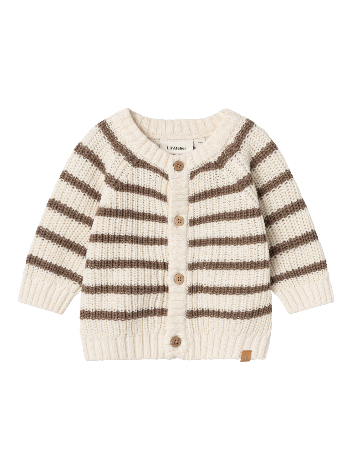 NBMEMLEN LS KNIT CARD STRIPE LIL