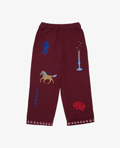 Sidsel Edelbo Oda MINI Pants Burgundy