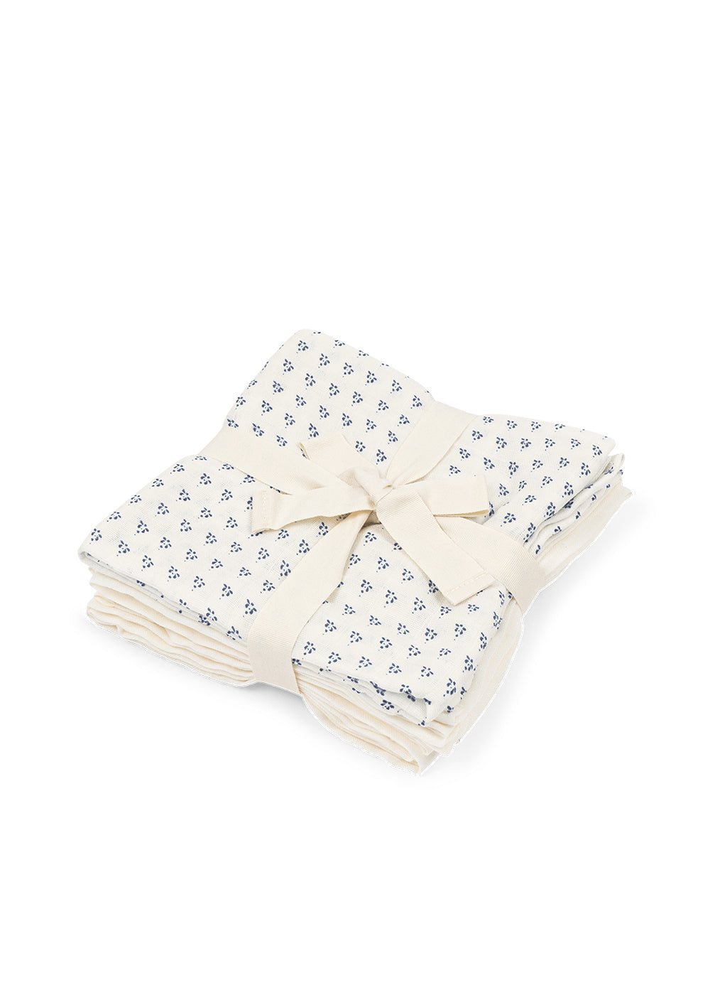 Konges Sløjd BELLINI 3 PACK MUSLIN CLOTH GOTS PUNTO BLU