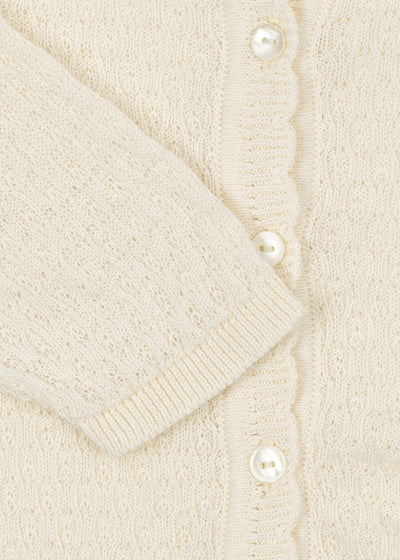 Konges Sløjd VENTI POINTELLE CARDIGAN GOTS