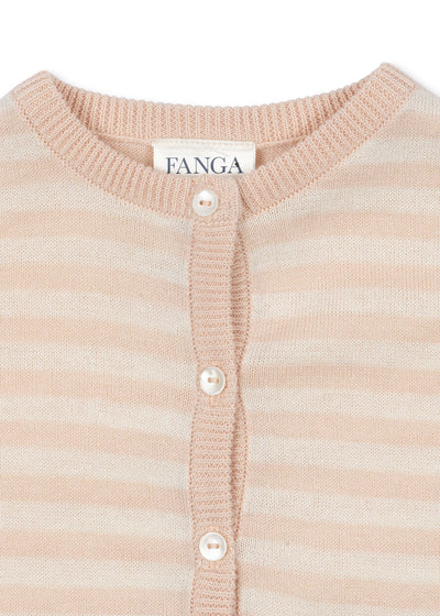 Konges Sløjd VENTI KNIT CARDIGAN GOTS CAMEO ROSE