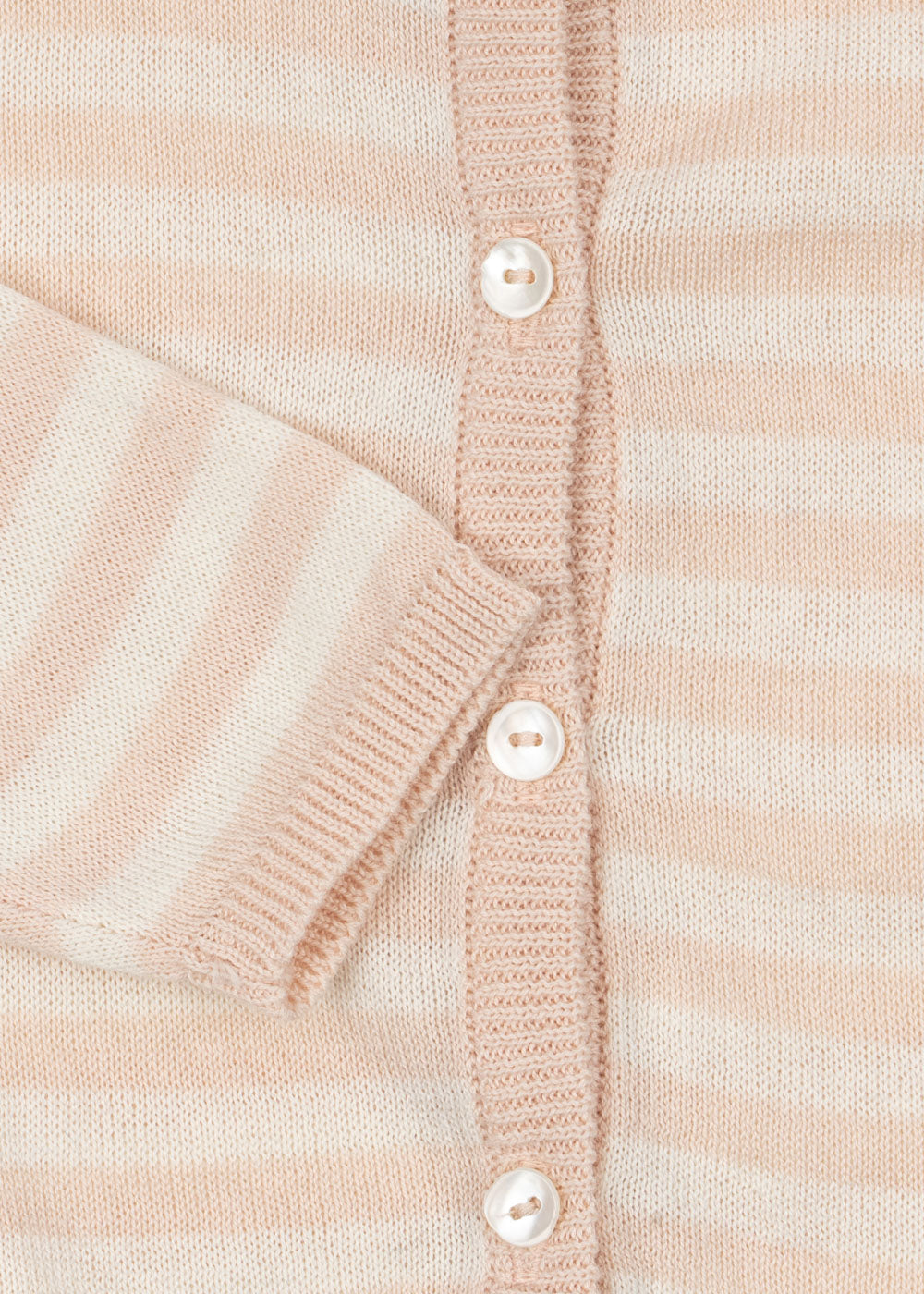 Konges Sløjd VENTI KNIT CARDIGAN GOTS CAMEO ROSE