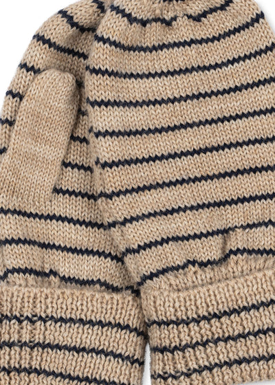 Konges Sløjd LOULI MITTENS STRIPE BLUIE