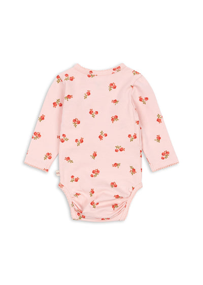 Konges Sløjd BASIC LS NEWBORN BODY GOTS ROSA PINK