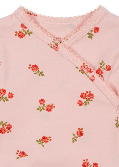 Konges Sløjd BASIC LS NEWBORN BODY GOTS ROSA PINK