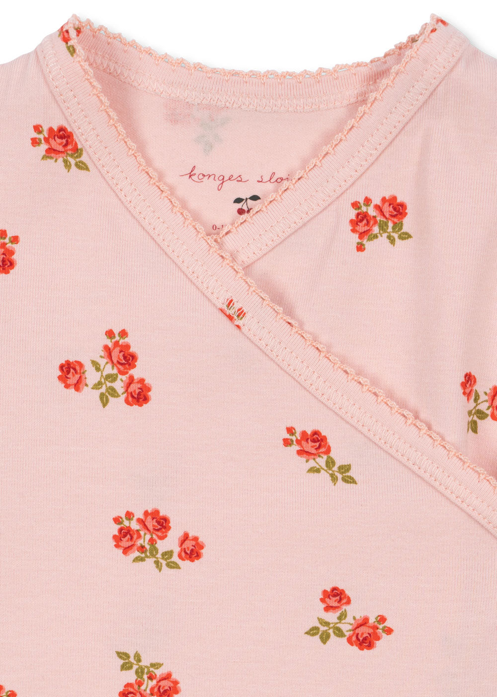 Konges Sløjd BASIC NEWBORN ONESIE GOTS ROSA PINK