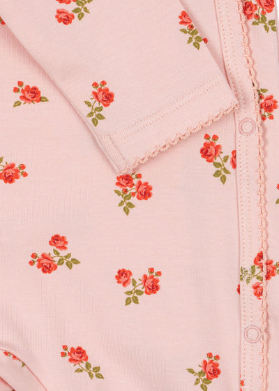 Konges Sløjd BASIC NEWBORN ONESIE GOTS ROSA PINK
