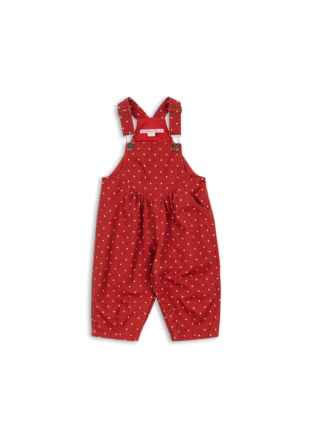 Konges Sløjd NOLA OVERALLS GOTS STRAWBERRY DOT