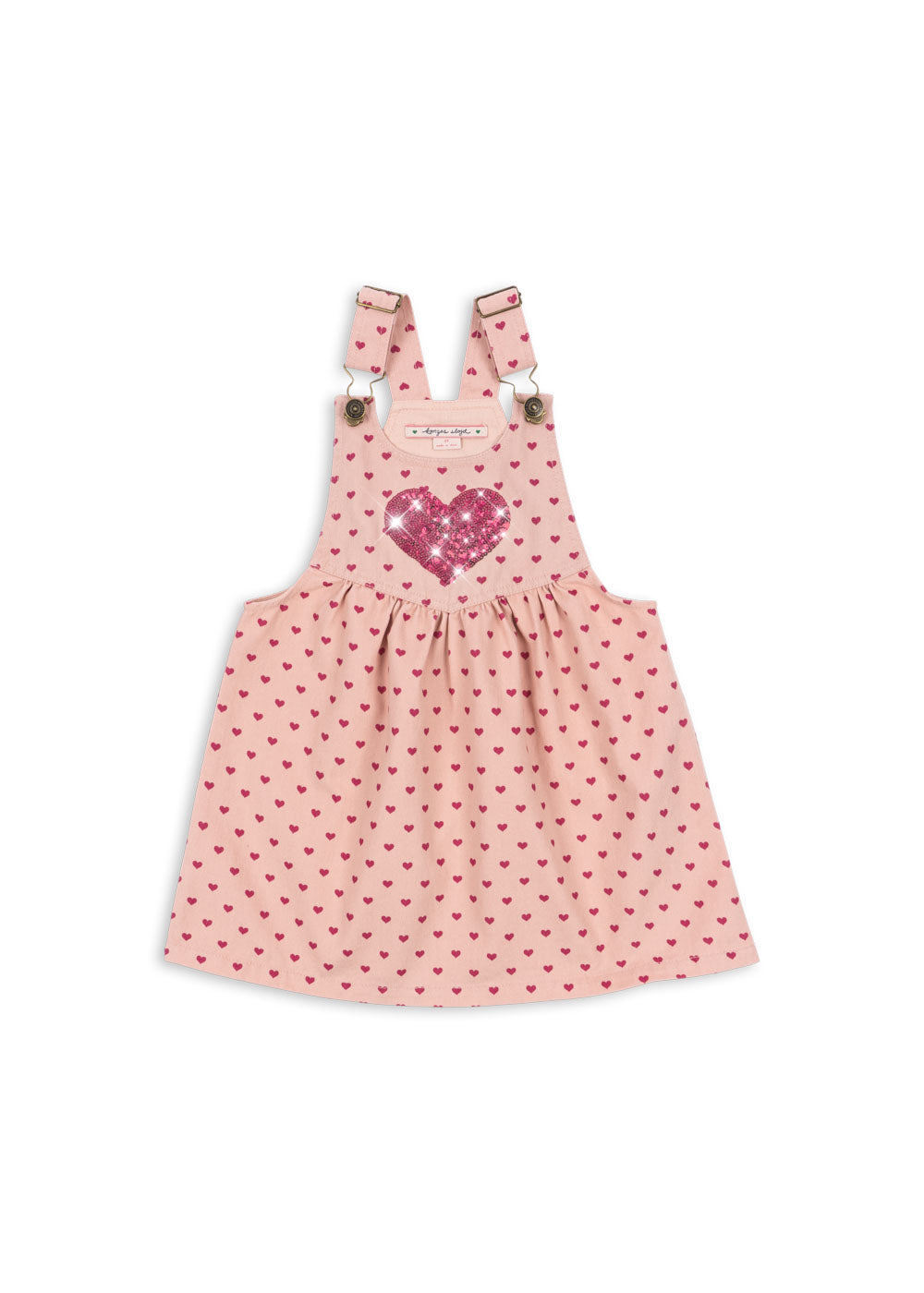 Konges Sløjd NOLA SEQUIN SPENCER DRESS GOTS BERRY COEUR