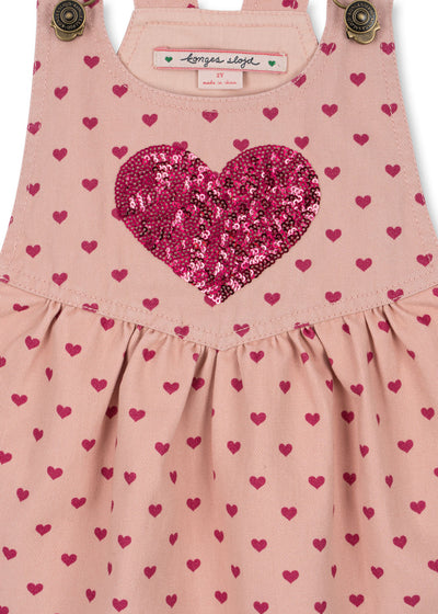 Konges Sløjd NOLA SEQUIN SPENCER DRESS GOTS BERRY COEUR