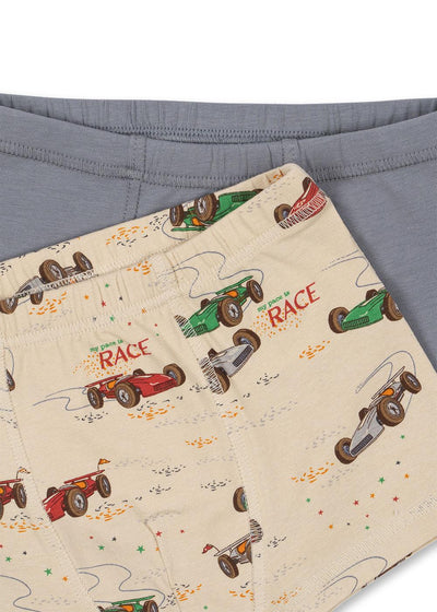 BASIC 2 PACK BOY BOXERS GOTS. TRADEWINDS / GRAND PRIX