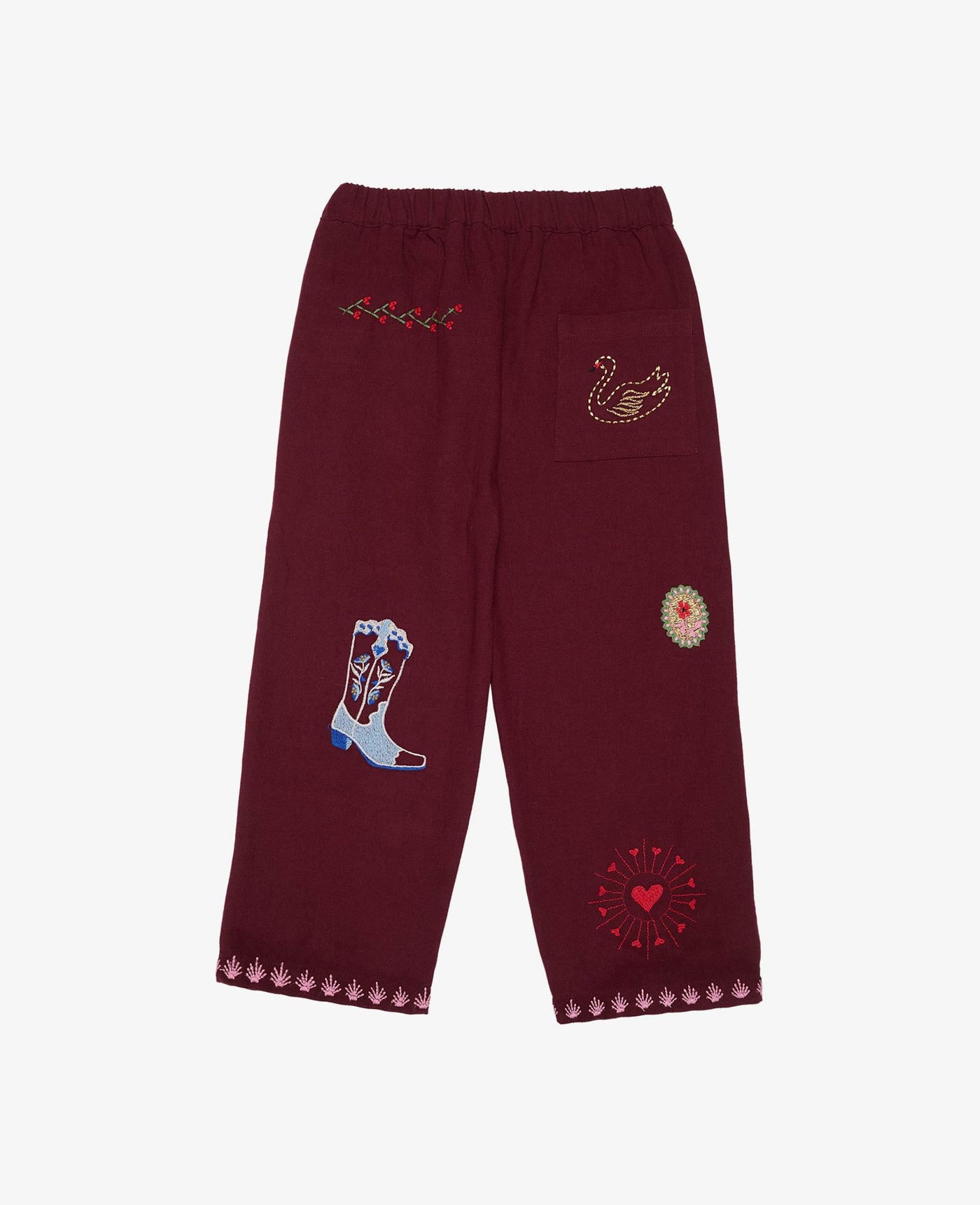 Sidsel Edelbo Oda MINI Pants Burgundy